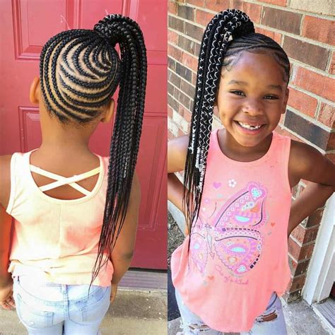 Ponytail Braid Hairstyles For Kids