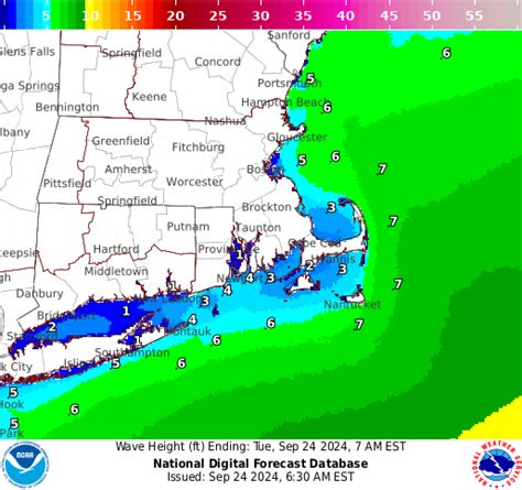 NOAA Graphical Forecast for Boston, MA