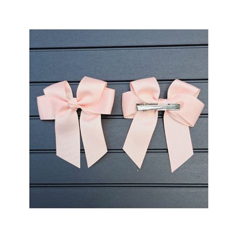 Let's Get Crafty Wholesale - Hair Bow/Ribbon with Clip - Gold Rose