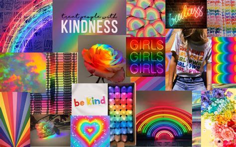 Rainbow Aesthetic Wallpaper Laptop - Euaquielela