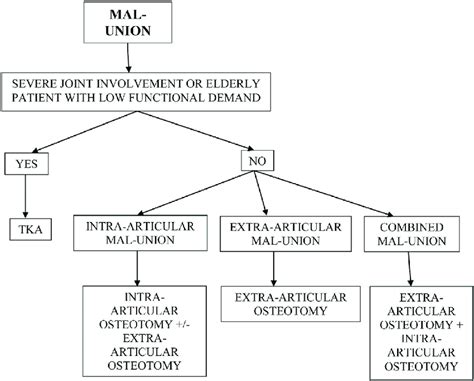 Management of malunions after the surgical treatment of tibial plateau ...