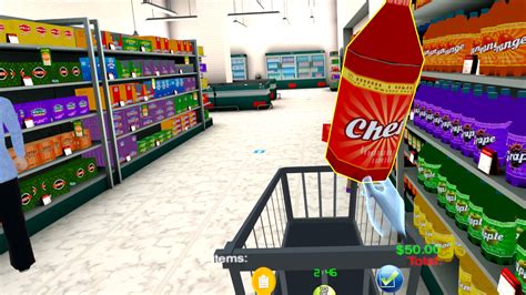 Supermarket VR and mini-games on Steam