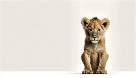 Lion Cub White Background Stock Photos, Images and Backgrounds for Free ...