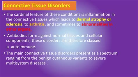 SOLUTION: Connective tissue disorders - Studypool