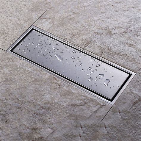 Linear Shower Floor Drain with Tile Insert Grate Made of Sus304 ...