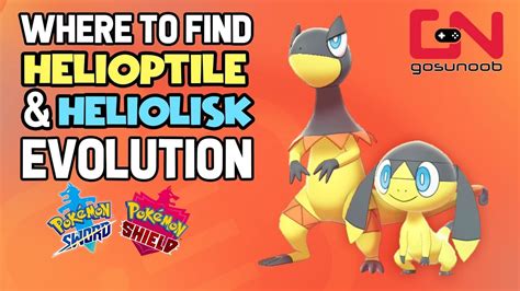 helioptile evolution pokemon sword - aron-mezquita