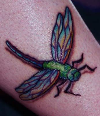 Cool and Beautiful 3D Dragonfly Tattoo | Tattoos Photo Gallery