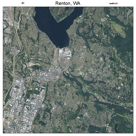 Aerial Photography Map of Renton, WA Washington