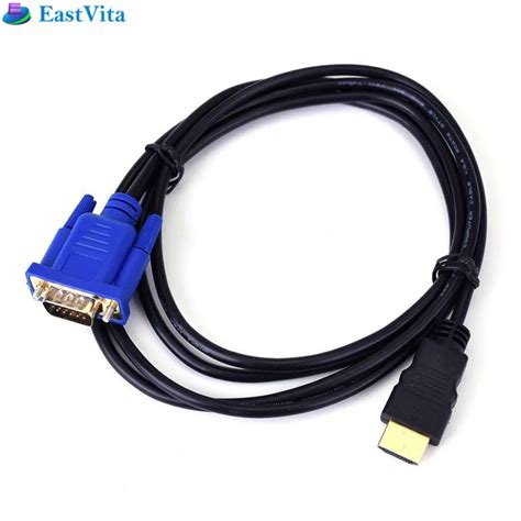 Aliexpress.com : Buy EastVita 1.8M HDMI to VGA Cable HD 1080P HDMI Male ...