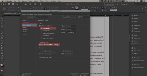 How to export PDF with crop marks in Adobe InDesign - imagy