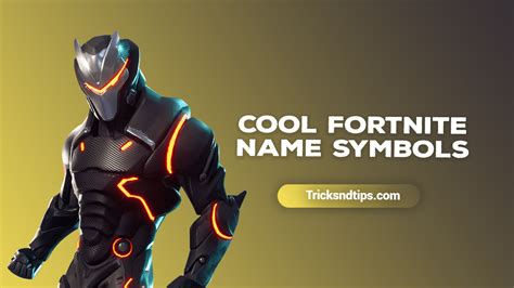 Fortnite Names With Symbols