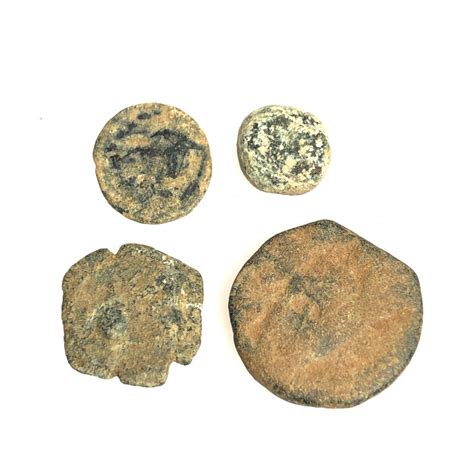 As Found, in Ancient Greece 4 x Coins CP 198