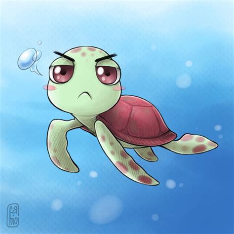 Animated Baby Sea Turtle