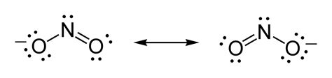 Nitrite Ion Resonance Structures