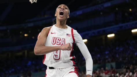 A’ja Wilson dominates as US women beat Japan 102-76 to open campaign ...