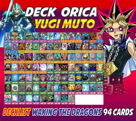 Yugi Muto 94 Cards Deck Anime Orica Yugioh waking the | Etsy