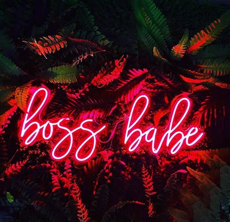 Custom Made Neon Signs, Boss Babe Neon Sign, LED Business Sign | Neon ...