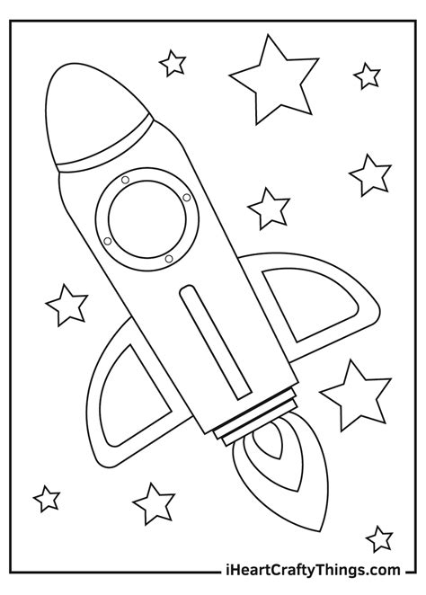 Printable Coloring Pages Of Spaceships