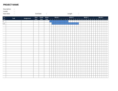 gantt chart template word Archives | Freewordtemplates.net