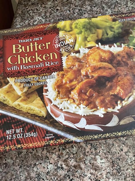 Trader Joes Butter Chicken With Basmati Rice Rfrozendinners