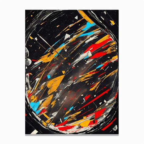 Space - Abstract Painting Canvas Print by Vitalka - Fy