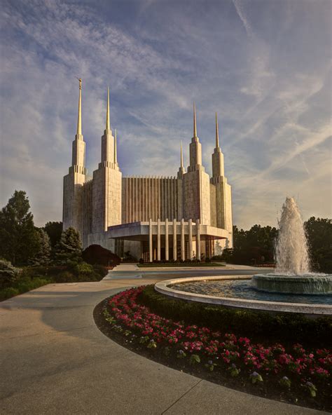 Washington D.C. Temple Fountain and Entrance