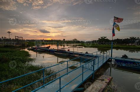 Fishing village at Kampung Terus, Penang 6589327 Stock Photo at Vecteezy