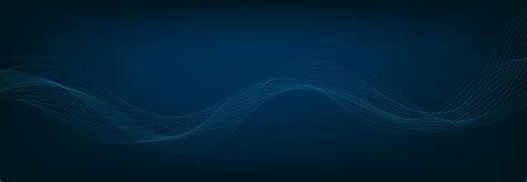 Premium Vector | Abstract banner template with blue wavy lines ...