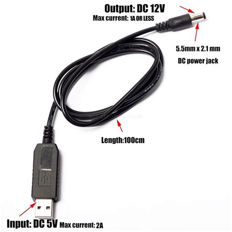 5V DC To 12V DC USB Power Cable Boost Converter in Pakistan