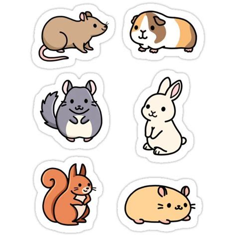 Paper & Party Supplies Waterproof Sticker cute af sticker, Cute Animal ...