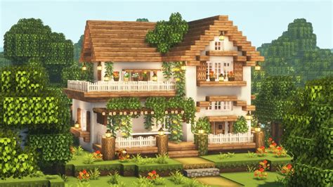 [Minecraft] 🌿 Aesthetic House Tutorial / Cottagecore / Mizuno's 16 ...