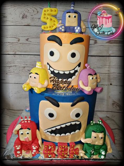 Oddbods Cake - Decorated Cake by Mj Creative Cake by jlee - CakesDecor