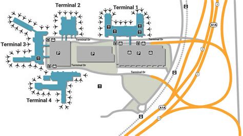 Fort Lauderdale Airport Terminal Map