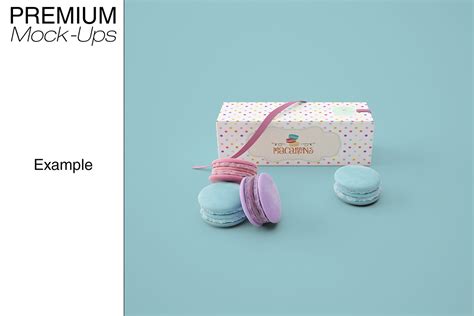 French Macarons & Gift Box Mockup Pack on Behance