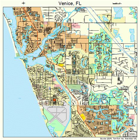 Venice Florida Street Map 1273900