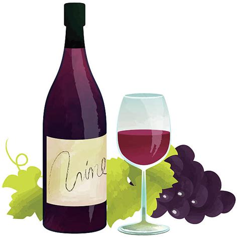 Top 60 Red Wine Bottle Clip Art, Vector Graphics and Illustrations - iStock