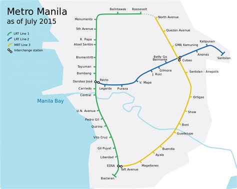 Manila Metro Rail Transit System – Metro maps + Lines, Routes, Schedules