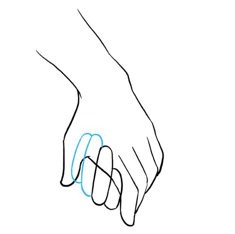 How to Draw Holding Hands - Really Easy Drawing Tutorial