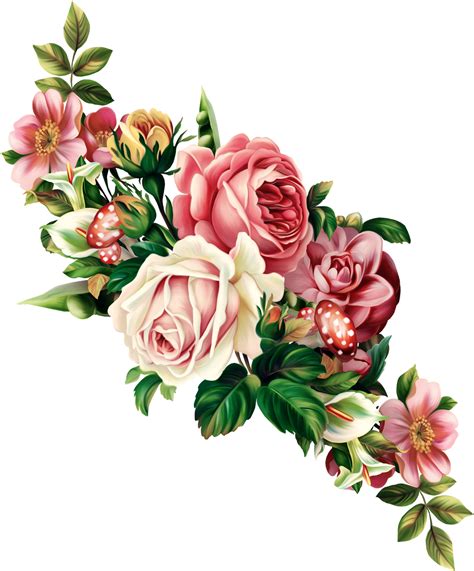 Download Peach Flower Clipart Floral Swag - Flowers Png - ClipartKey