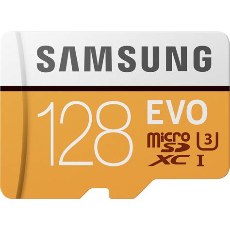 Samsung 128GB EVO UHS-I microSDXC Memory Card MB-MP128GA/AM B&H