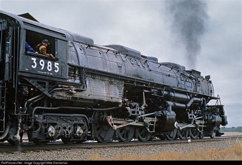 Union Pacific 4-6-6-4 Challenger No. 3985 is westbound east of ...