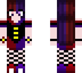 purple and red jester | Minecraft Skin