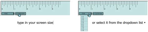 Actual Size Online Ruler (inches, cm/mm) — measure something!