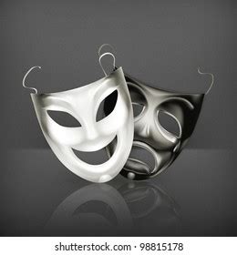 Theater Masks Vector Stock Vector (Royalty Free) 98815178 | Shutterstock