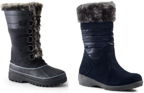 Lands End Women's Snow Boots On Sale For $25.19 - $30.79! - Hot Deals ...