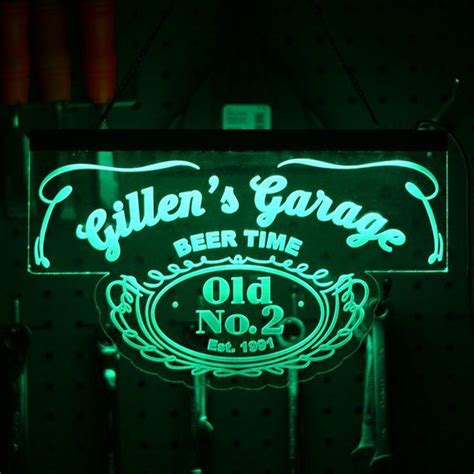 personalized neon man cave signs