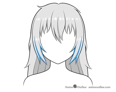 How to Draw Messy Anime Hair - AnimeOutline