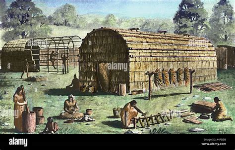 Iroquois Longhouse Village