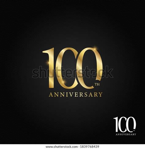 100 Years Anniversary Logo Icon Symbol Stock Vector (Royalty Free ...