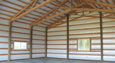 Pole Barn Ceiling Insulation Installation | Shelly Lighting